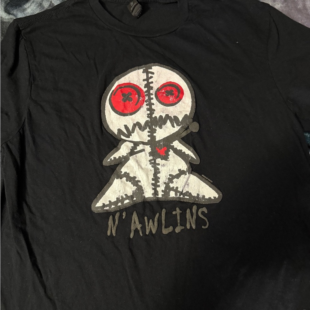 N'Awlins Black and Red Women's T-Shirt